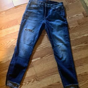 7 for all Mankind Distressed Jeans- Size 27